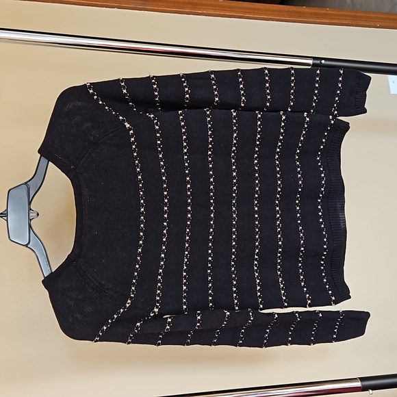 Loft Black and Gold Sweater - Picture 3 of 6